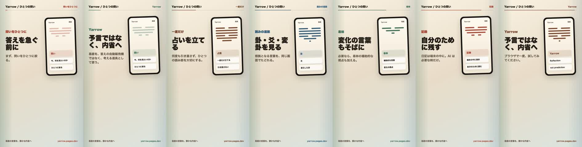 Yarrow 日本語プロモーション動画の確認用コンタクトシート